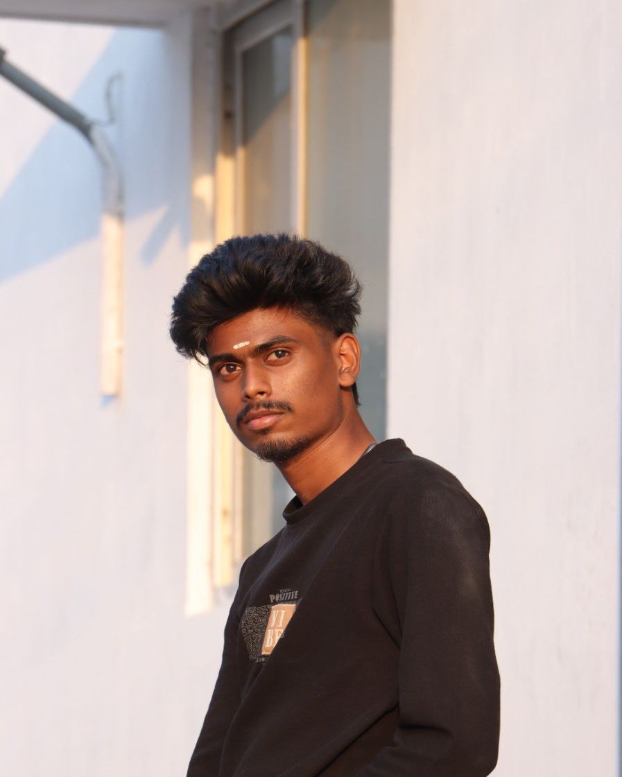 Portrait of M. Gokul Raj, founder of Point of View Media